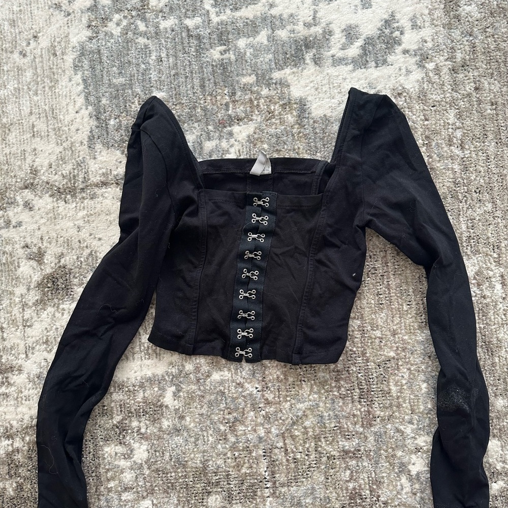 ASOS long sleeve top; sz 2